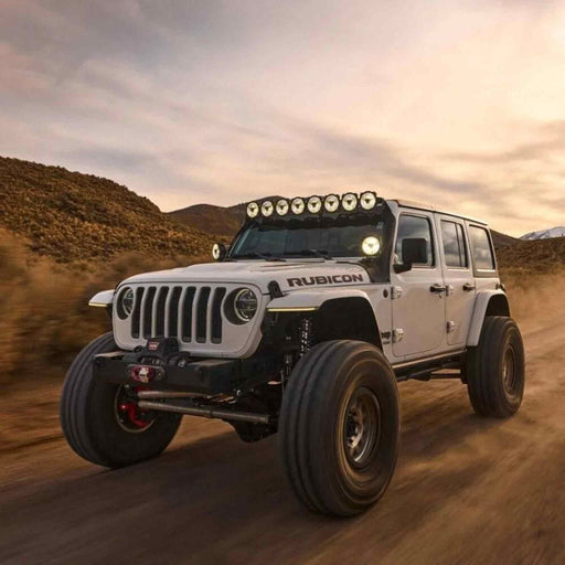 KC HiLiTES | Gravity Titan 50" LED Light Bar Overhead Kit for Jeep Wrangler JL &amp; Gladiator JT