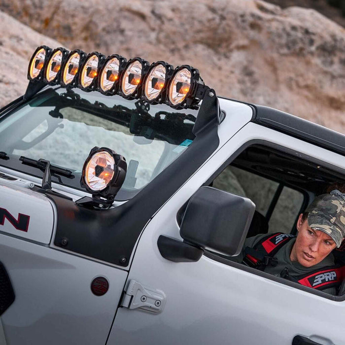 KC HiLiTES | Gravity Titan 50" LED Light Bar Overhead Kit for Jeep Wrangler JL &amp; Gladiator JT