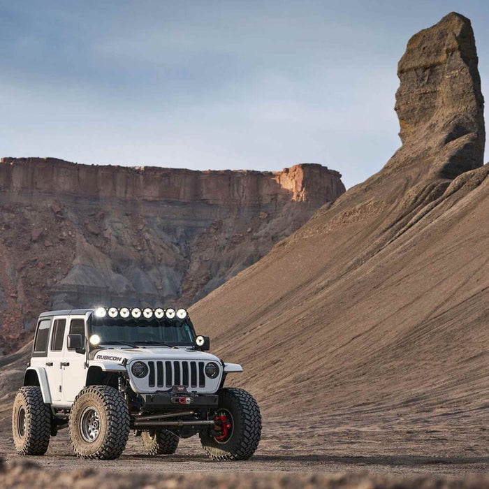 KC HiLiTES | Gravity Titan 50" LED Light Bar Overhead Kit for Jeep Wrangler JL &amp; Gladiator JT