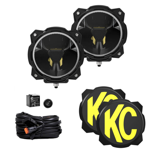 KC HiLiTES | Gravity® Titan™ 6" LED - Pair Pack - Wide-40 Beam