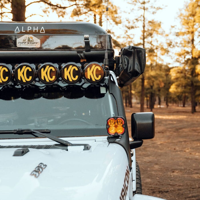KC HiLiTES | Gravity® Titan™ Overhead Light Bar for Jeep Wrangler 392 & Gladiator Mojave 2020-2026