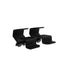 KC HiLiTES | Grille Mount Light Brackets for Two Lights - GEN5 2019+ RAM 1500 Rebel/1500 TRX