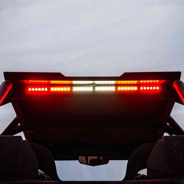 KC HiLiTES | Multi-Function Chase Bar Kit - Rear-Facing LED Light Bar for Polaris RZR Turbo R / RZR Pro XP / RZR Pro S