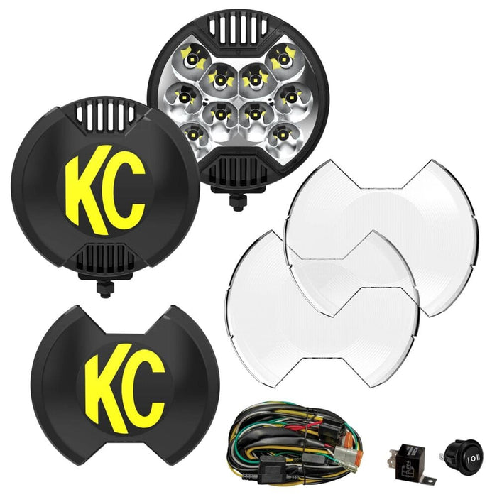 KC HiLiTES | SlimLite® 6” LED - Master Kit - Pair
