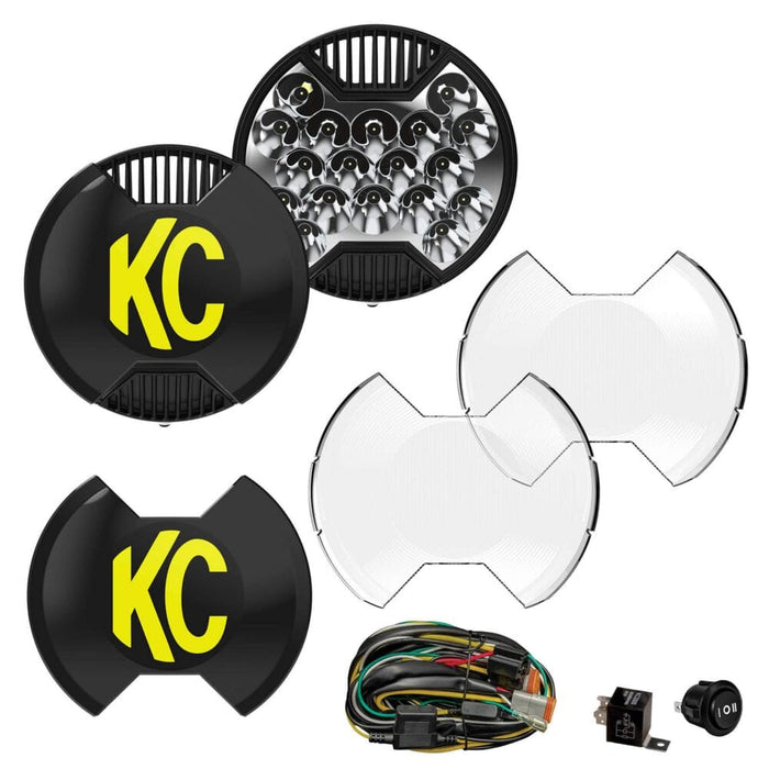 KC HiLiTES | SlimLite® 8" LED - Master Kit - Pair