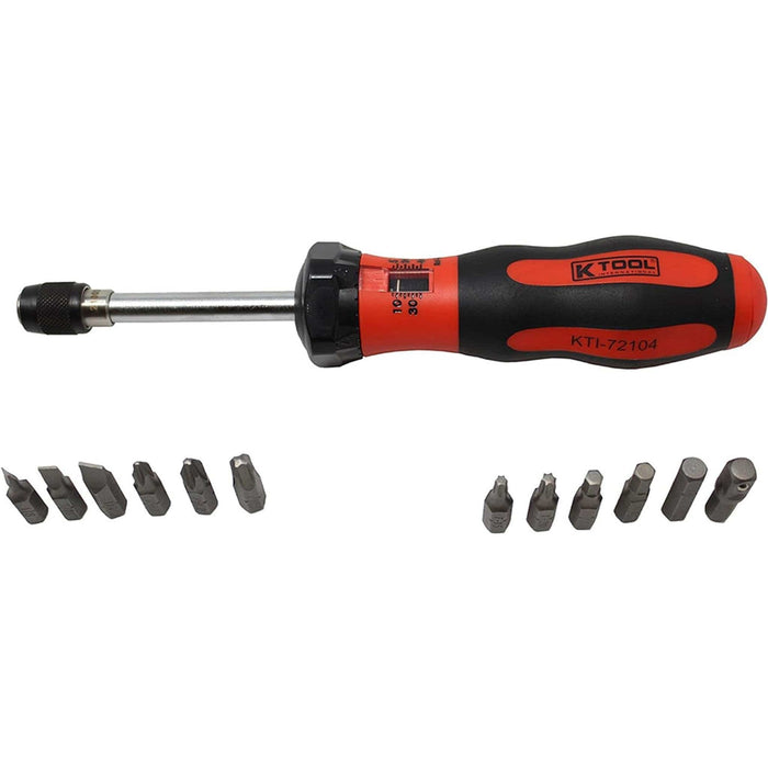 KTI | 13 pieces Torque Screwdriver Set | KTI72104