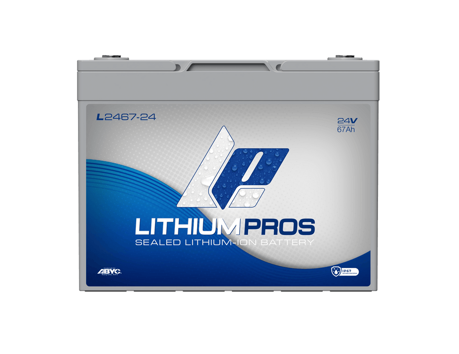 Lithium Pros L2467-24 24V 67Ah BlueTooth Lithium Ion Trolling Battery