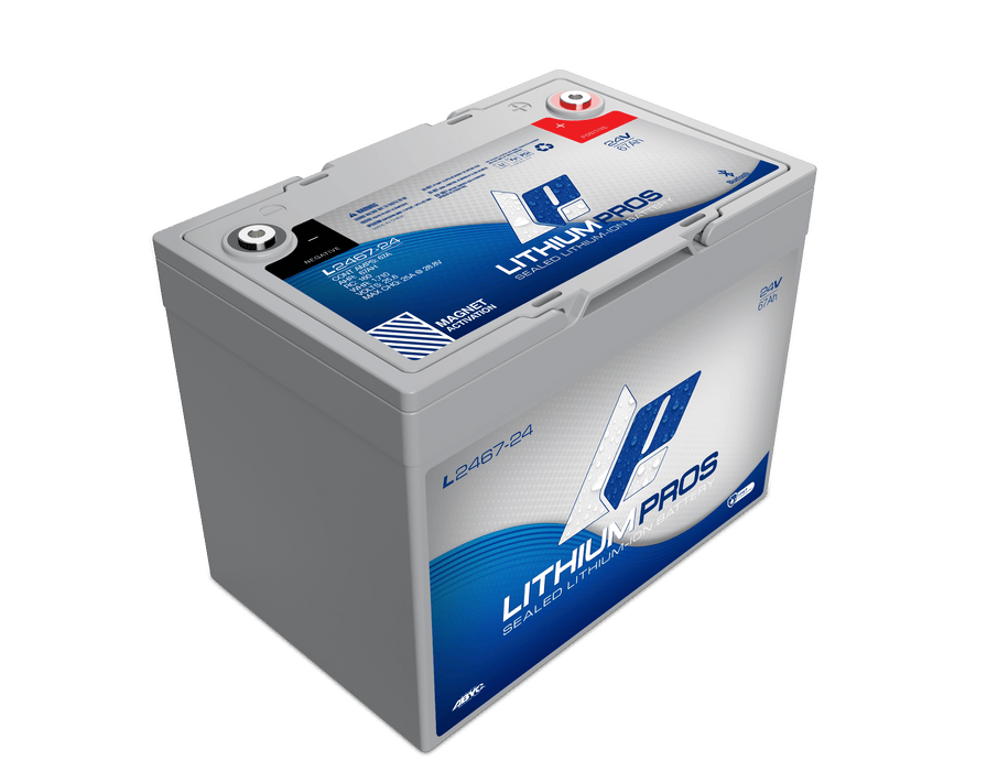 Lithium Pros L2467-24 24V 67Ah BlueTooth Lithium Ion Trolling Battery
