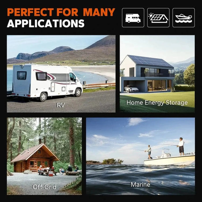 LiTime | 12V 280Ah Bluetooth Lithium Battery-3584Wh Power for RVs, Homes & Off-Grid