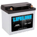Lifeline | GPL-1400T 12V 43Ah AGM RV/Marine Motor Starting Battery