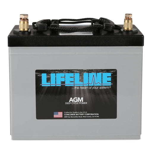 Lifeline | GPL-24T | 12v 80Ah Deep Cycle Sealed AGM Marine and Battery