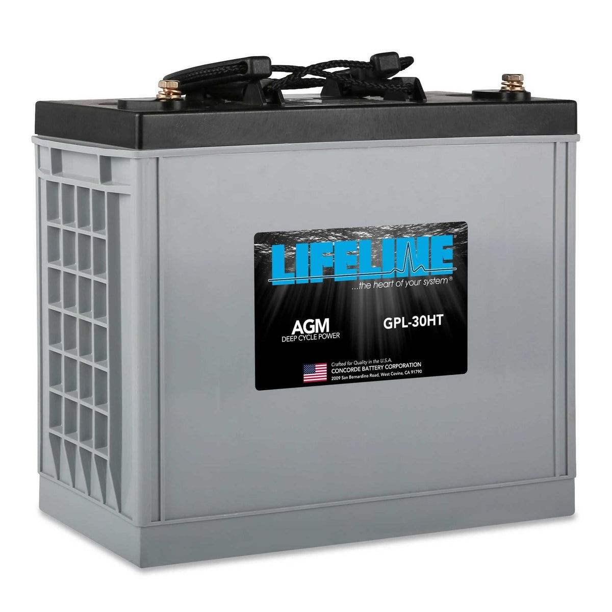 Lifeline | GPL-30HT | 12v 150Ah Deep Cycle Sealed AGM Marine and RV Ba ...