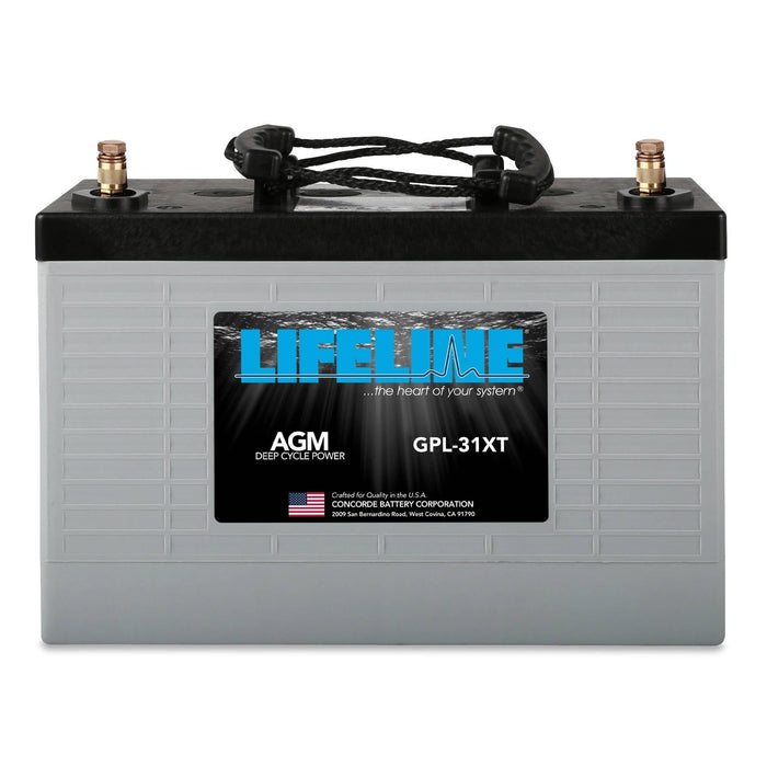 Lifeline | GPL-31XT | 12v 125Ah Deep Cycle Sealed AGM Marine and RV Battery