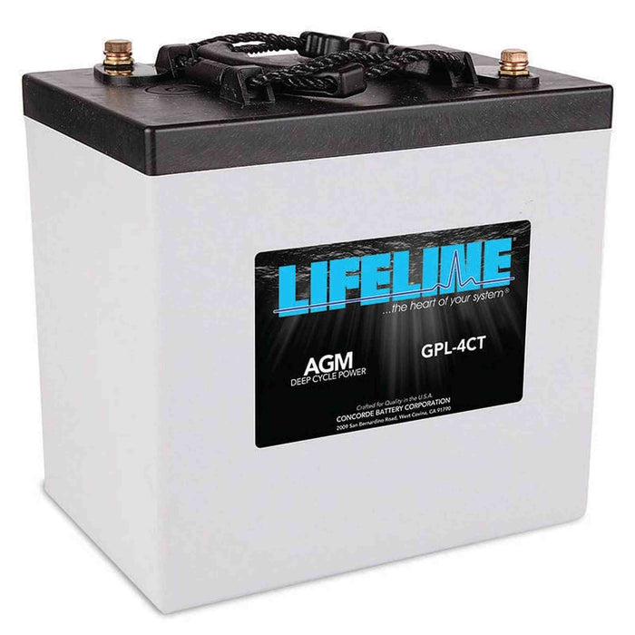 Lifeline | GPL-4CT 6v 220Ah Deep Cycle Sealed AGM Battery
