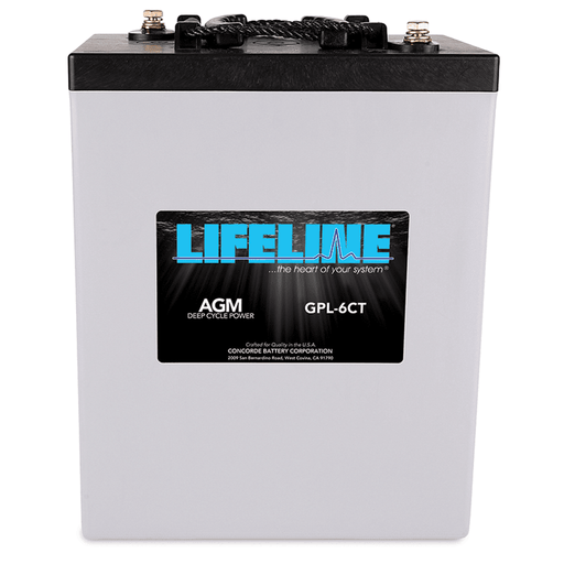 Lifeline | GPL-6CT 6v 300Ah Deep Cycle Sealed AGM Battery