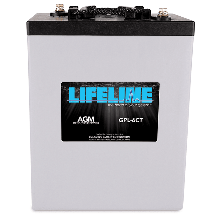 Lifeline | GPL-6CT 6v 300Ah Deep Cycle Sealed AGM Battery
