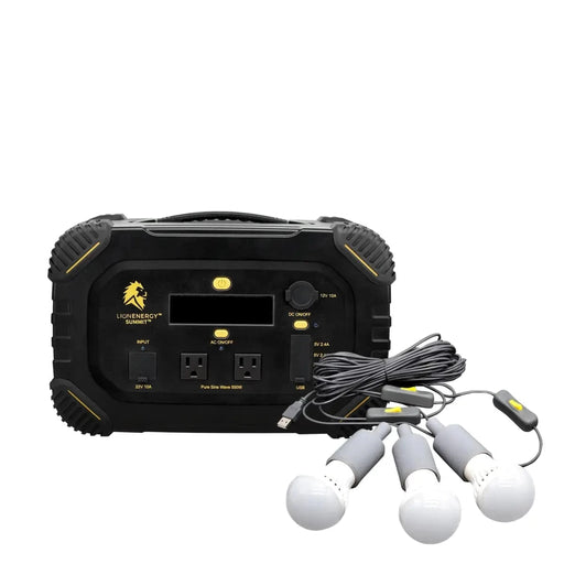 Lion Energy | Lion Summit - 530W/665Wh Portable Generator Kit