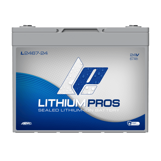 Lithium Pros L2467-24 24V 67Ah BlueTooth Lithium Ion Trolling Battery