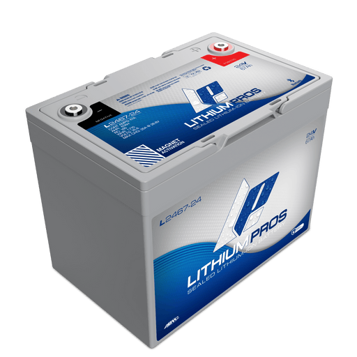 Lithium Pros L2467-24 24V 67Ah BlueTooth Lithium Ion Trolling Battery