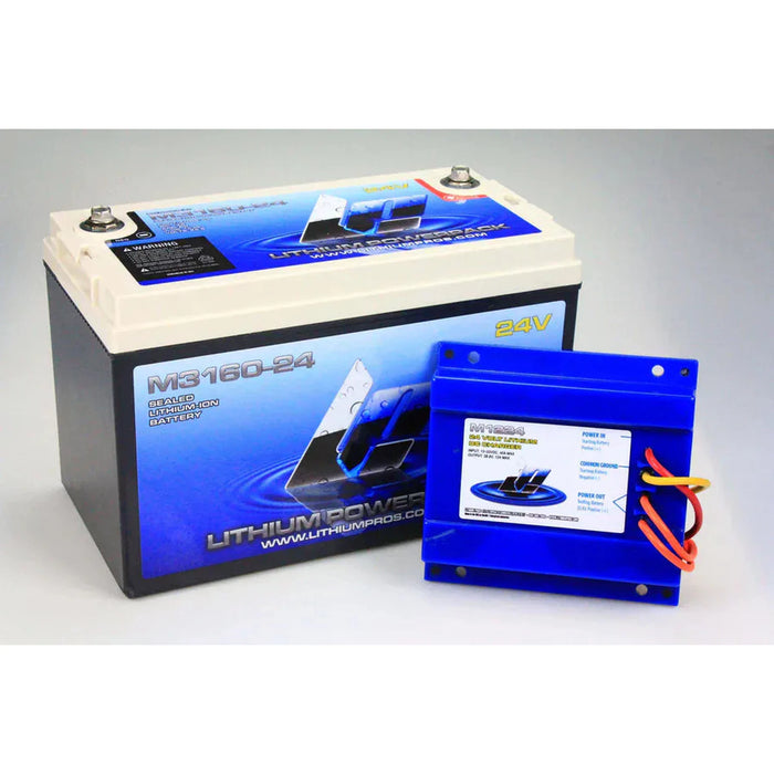 Lithium Pros | M3175-24A 25.6V 60Ah Lithium Ion Trolling Battery