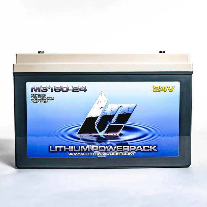 Lithium Pros | M3175-24A 25.6V 60Ah Lithium Ion Trolling Battery