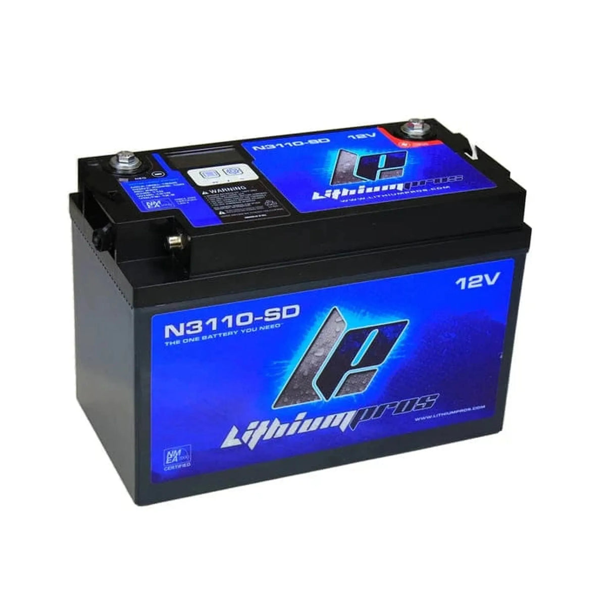 Lithium Pros | N3110-S 12.8V 110Ah Lithium Ion Starting Battery with N ...