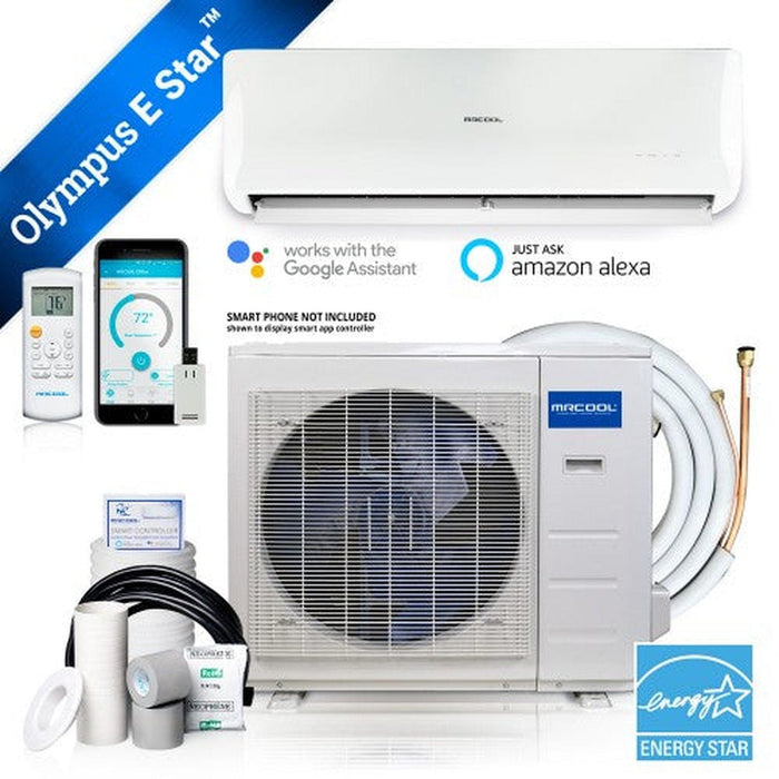 MRCOOL | Olympus Energy Star | 18000 BTU | 1.5 Ton - Ductless Mini-Split Air Conditioner and Heat Pump Condenser | 230V/60Hz