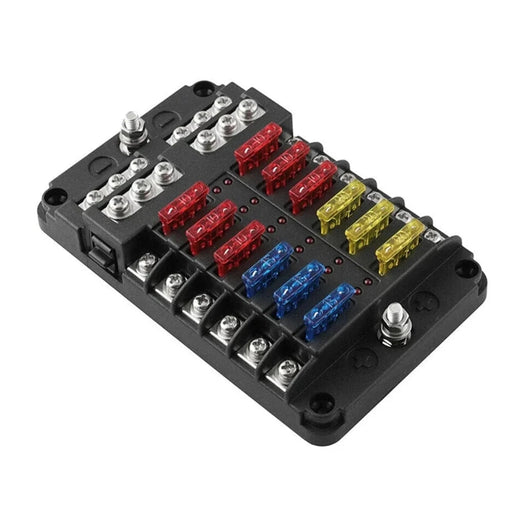 Monster Marine Lithium | 12 Way Fuse Block Panel