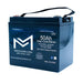 Monster Marine Lithium | 12v 50Ah Deep Cycle Lithium Marine Battery "Hyena" - Bluetooth - MML-CW1250B