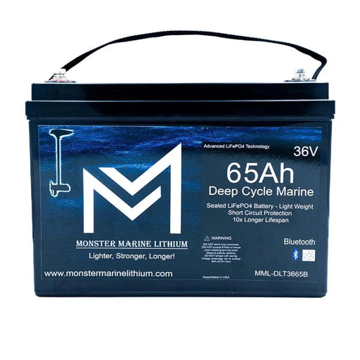 Monster Marine Lithium | 36V 65Ah Bluetooth Lithium Trolling Battery image 1