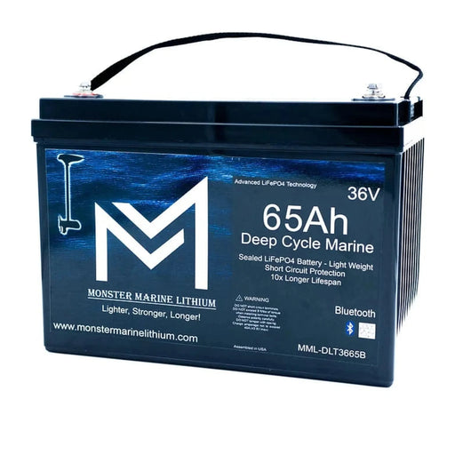 Monster Marine Lithium | 36V 65Ah Bluetooth Lithium Trolling Battery image 2