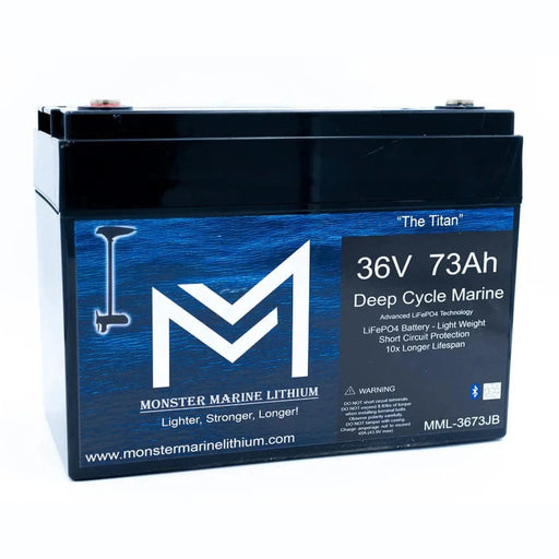 Monster Marine Lithium | 36V 73Ah Bluetooth Lithium Trolling Battery MML-3673B "Titan" image 1