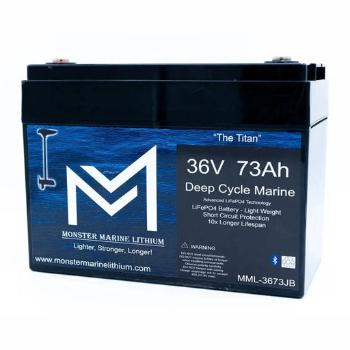 Monster Marine Lithium | 36V 73Ah Bluetooth Lithium Trolling Battery MML-3673B "Titan" image 2