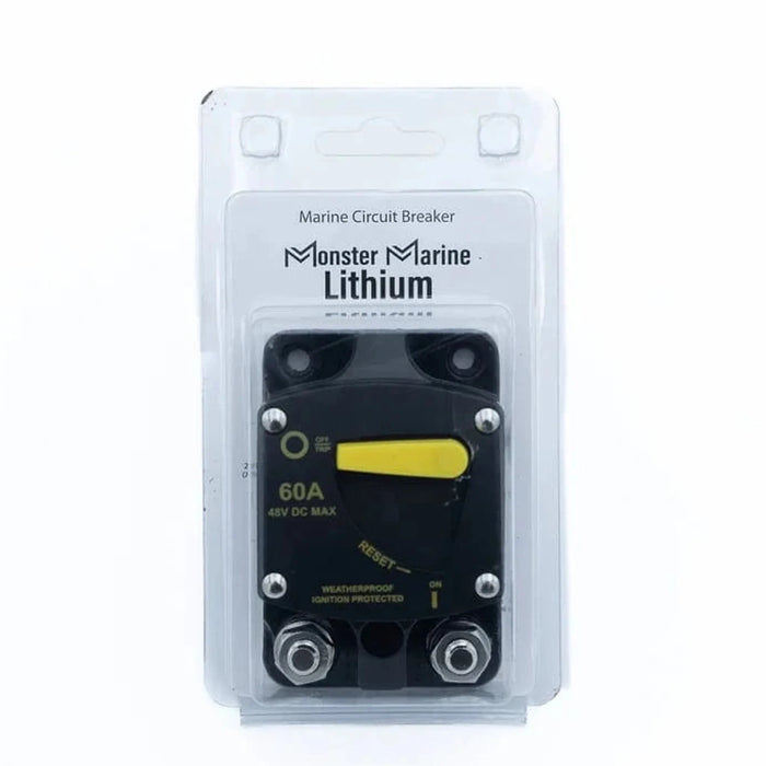 Monster Marine Lithium | 60A Circuit Turn Breaker