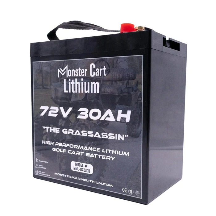 Monster Marine Lithium | 72V 30AH - "THE GRASSASSIN" - BLUETOOTH HIGH PERFORMANCE LITHIUM GOLF CART BATTERY - GC2 GROUP