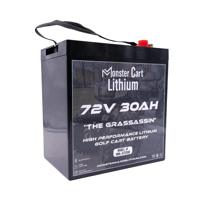 Monster Marine Lithium | 72V 30AH - "THE GRASSASSIN" - BLUETOOTH HIGH PERFORMANCE LITHIUM GOLF CART BATTERY - GC2 GROUP