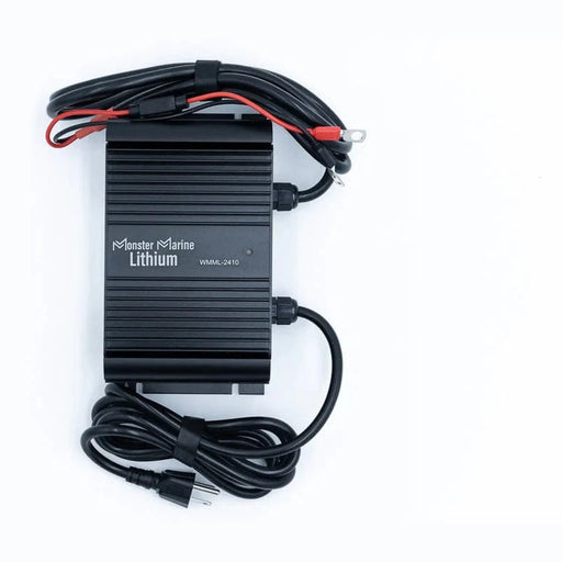 Monster Marine Lithium | BLACK WIDOW 24V 10A Waterproof Lithium Battery Charger image 2
