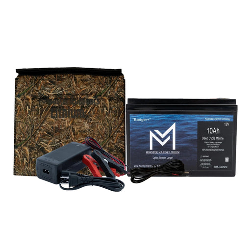 Monster Marine Lithium | Trail Cam External Battery Pack 12v 10ah