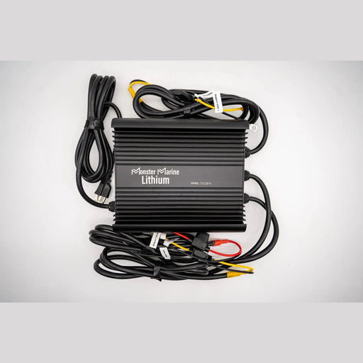 Monster Marine Lithium | Triple Bank 12v, 12v & 36v marine waterproof AGM/Lithium charger image 1