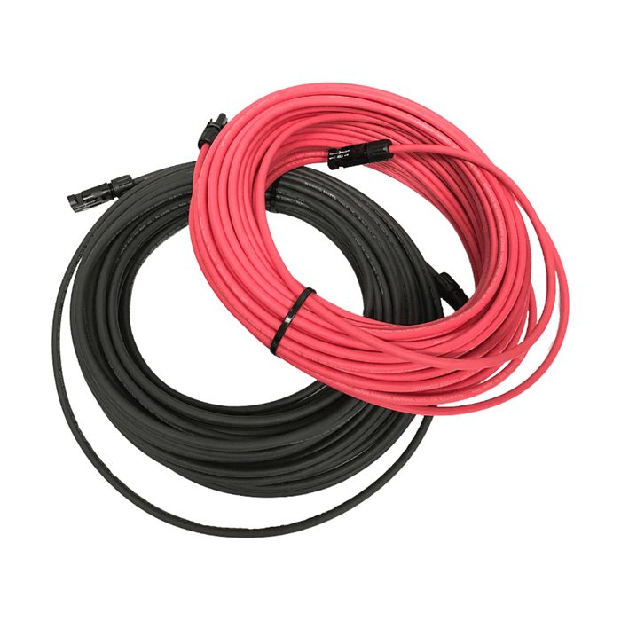 OEM | 25ft 10 AWG Copper PV Wire | Black and Red