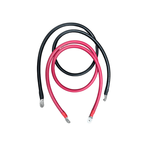 OEM | 72in 4/0 AWG Battery to Inverter Cables | Black and Red