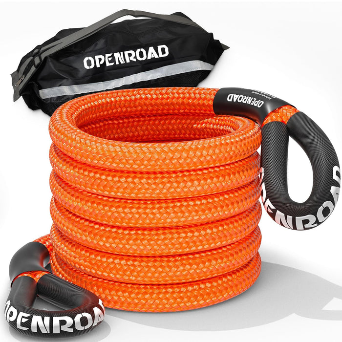 OPENROAD | 1" x30' Kinetic Recovery Tow Rope (36,000lbs)