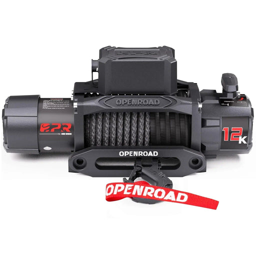 OPENROAD | 12,000lbs Electric Winch with Synthetic Rope-Panther Series 3S