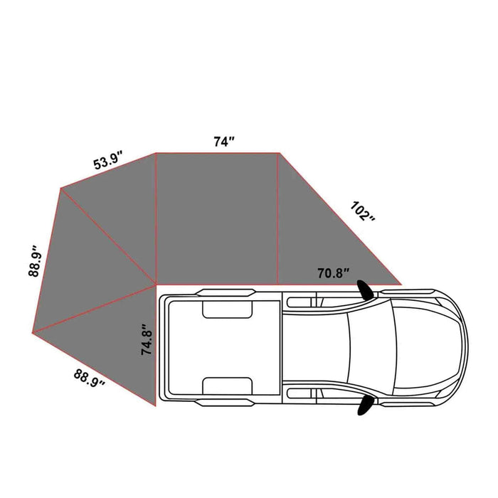 OPENROAD | 270 Degree Awning Plus Sidewalls