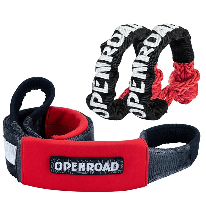 OPENROAD | 4''x8' Break Strength 30,000 lbs Tree Saver Strap