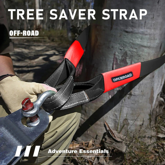 OPENROAD | 4''x8' Break Strength 30,000 lbs Tree Saver Strap