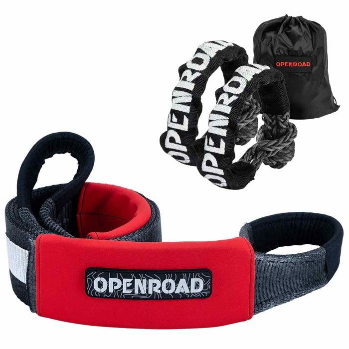 OPENROAD | 4''x8' Break Strength 30,000 lbs Tree Saver Strap