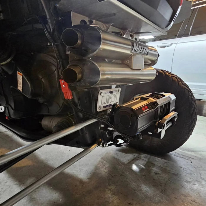 OPENROAD | 6000lbs 12 Volts Electric Winch, Winch for UTV with Mounting Plate