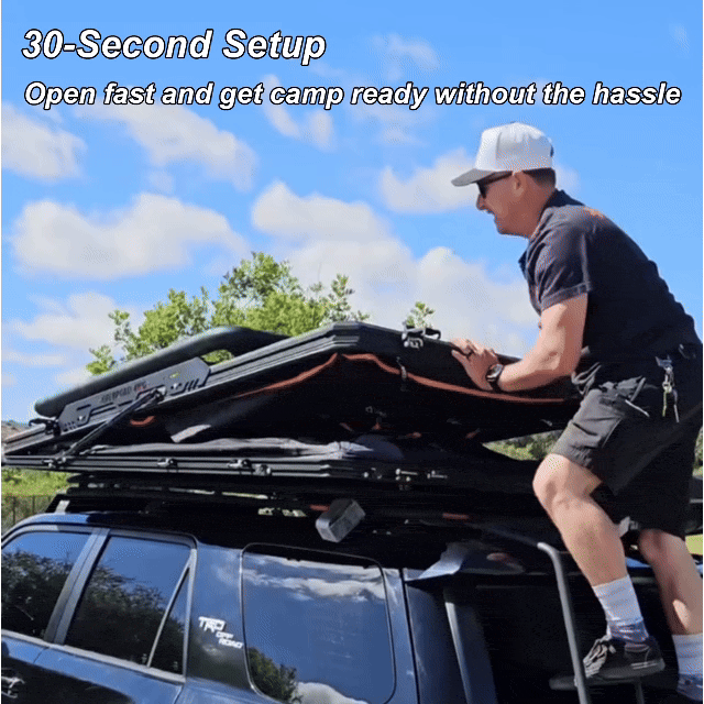 OPENROAD | Aluminum Hard Shell Roof Top Tent-PeakRoof LT V2 Series