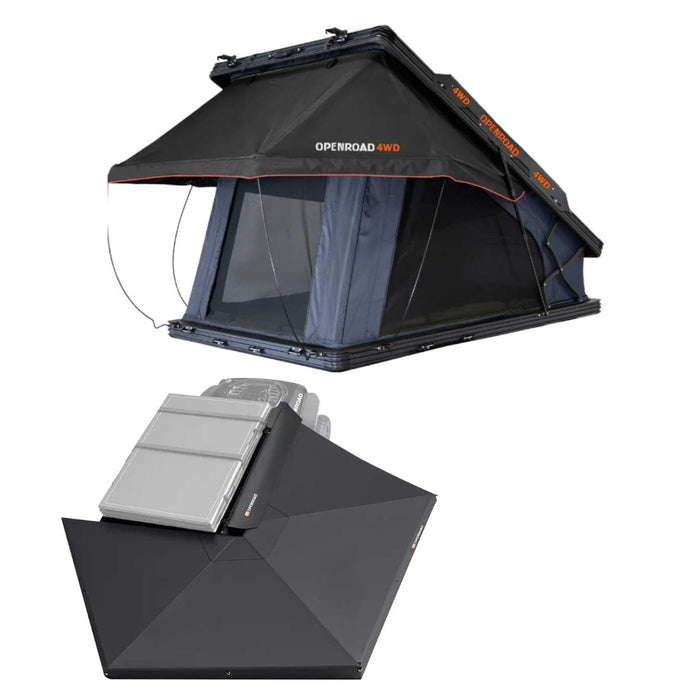 OPENROAD | Aluminum Hard Shell Roof Top Tent-PeakRoof LT V2 Series